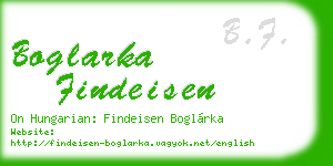 boglarka findeisen business card